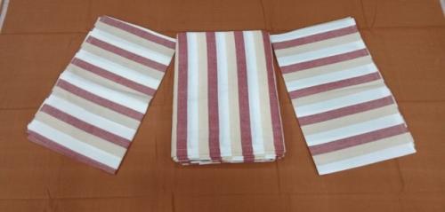 BEDSHEET STRIPE 72X100 2 PILLOW COVER